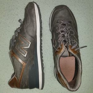 Rose Gold/Silver New Balance Shoes